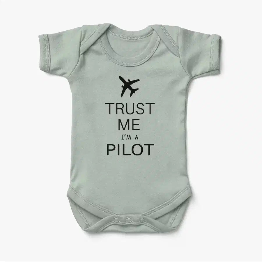 Trust Me I'm A Pilot Baby Bodysuit - view 9