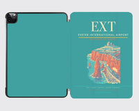 Thumbnail for Exeter International Airport (EXT) design on turquoise ipad tablet case