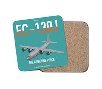 Thumbnail for EC-130J Commando Solo III design on turquoise 1 piece coaster