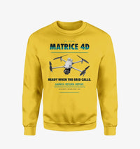 Thumbnail for DJI Matrice 4D design on yellow sweatshirt