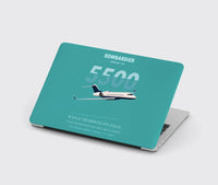 Thumbnail for Bombardier Global 5500 design on turquoise MacBook case