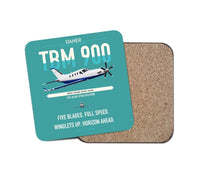Thumbnail for Daher TBM 900 design on turquoise 1 piece coaster