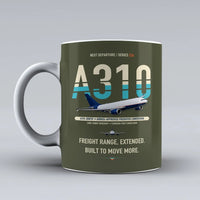 Thumbnail for A310-300P2F Mug design on green army airbus