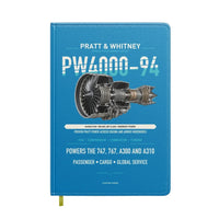 Thumbnail for PW4000-94 design on turquoise notebook