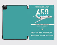 Thumbnail for Cessna Citation 650 - Citation III design on turquoise ipad tablet case