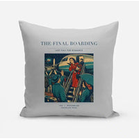 Thumbnail for VINTAGE G4102 - The Final Boarding - Designed Pillows design on lightgray