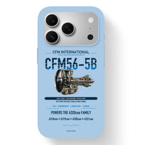 Thumbnail for CFM56-5B Case design on light blue iphone case