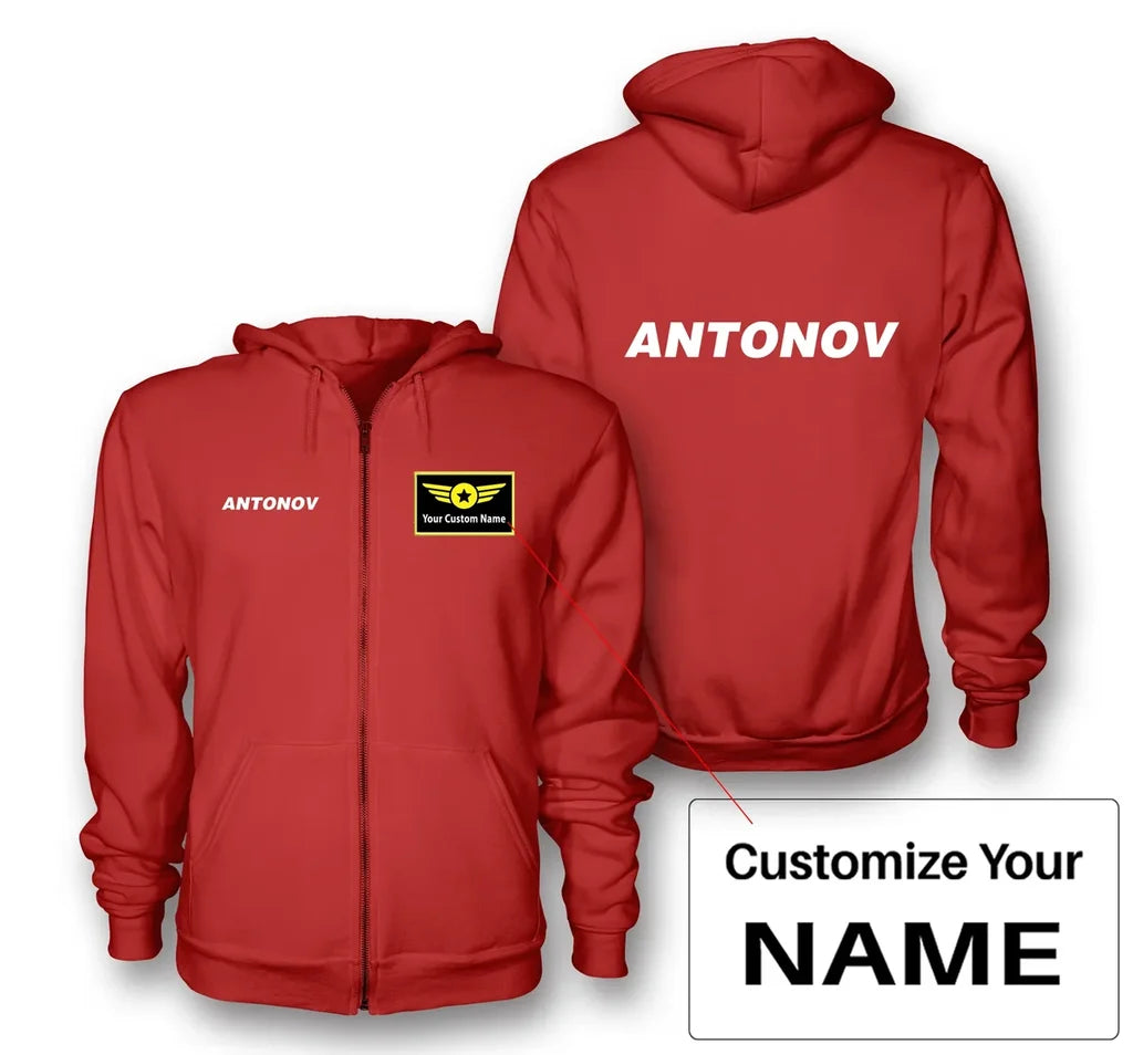 Customisable Antonov & Text Hoodie - view 9