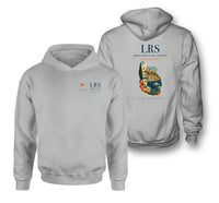 Thumbnail for Leros Municipal Airport (LRS) design on light gray double-side hoodie