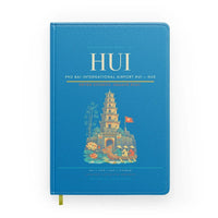 Thumbnail for Phu Bai International Airport (HUI) design on turquoise notebook