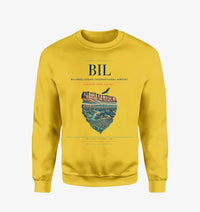 Thumbnail for Billings Logan International Airport BIL Sweatshirt - Yellow