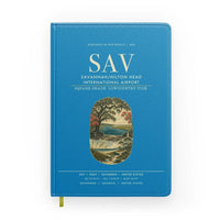 Thumbnail for Savannah-Hilton Head International Airport (SAV) design on turquoise notebook
