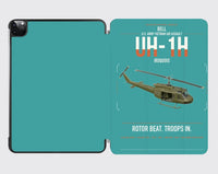 Thumbnail for Bell UH-1H Iroquois design on turquoise ipad tablet case