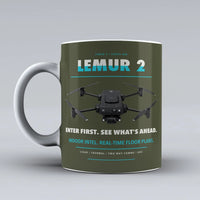 Thumbnail for LEMUR 2 Mug design on green army brinc
