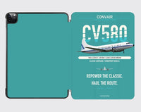 Thumbnail for Convair 580 design on turquoise ipad tablet case