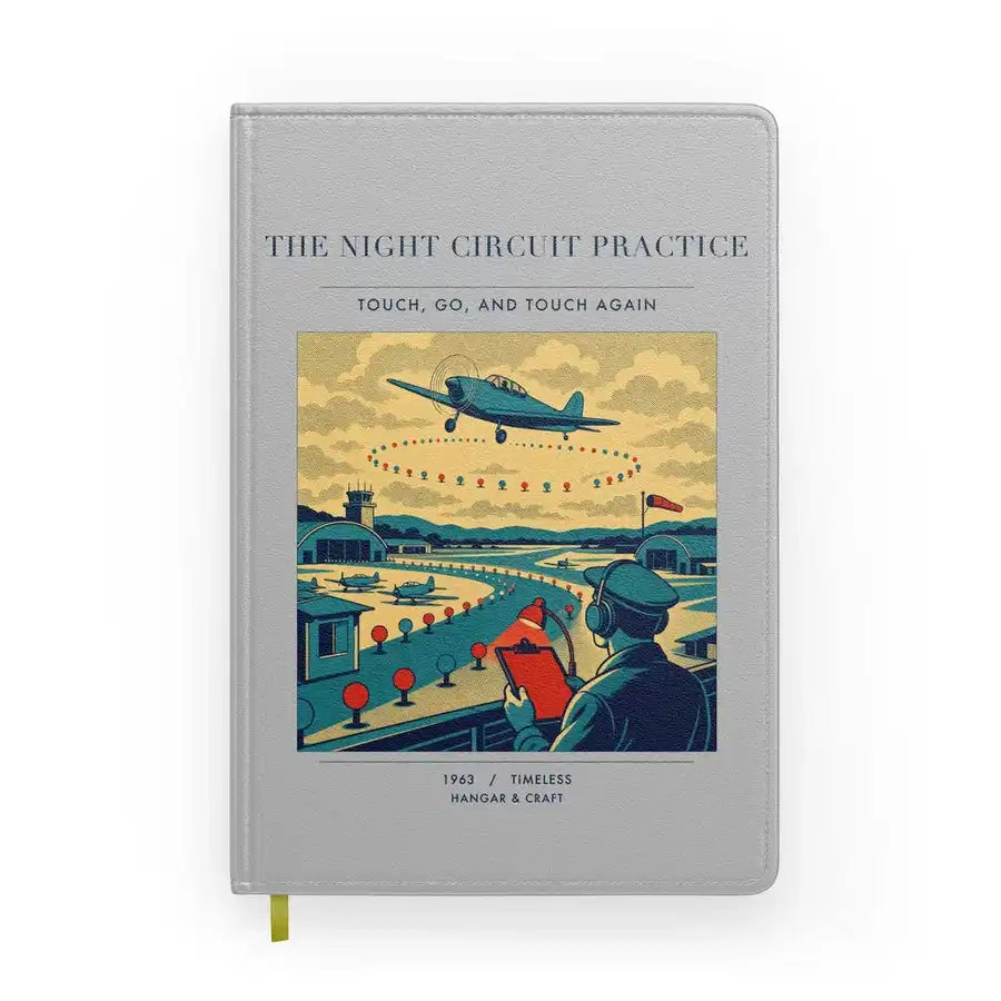 VINTAGE G4395 - The Night Circuit Practice - Designed Notebooks design on lightgray