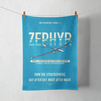 Thumbnail for Airbus Zephyr S design on turquoise towel