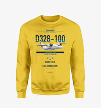 Thumbnail for Dornier D328-100 design on yellow sweatshirt