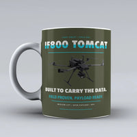 Thumbnail for Flight IF800 Tomcat Mug design on green army inspired