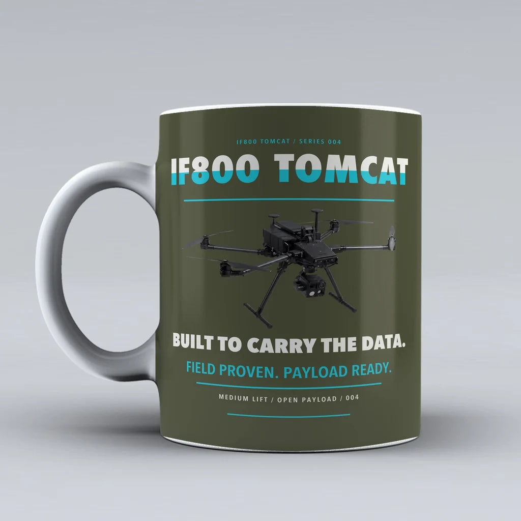 Flight IF800 Tomcat Mug design on green army inspired