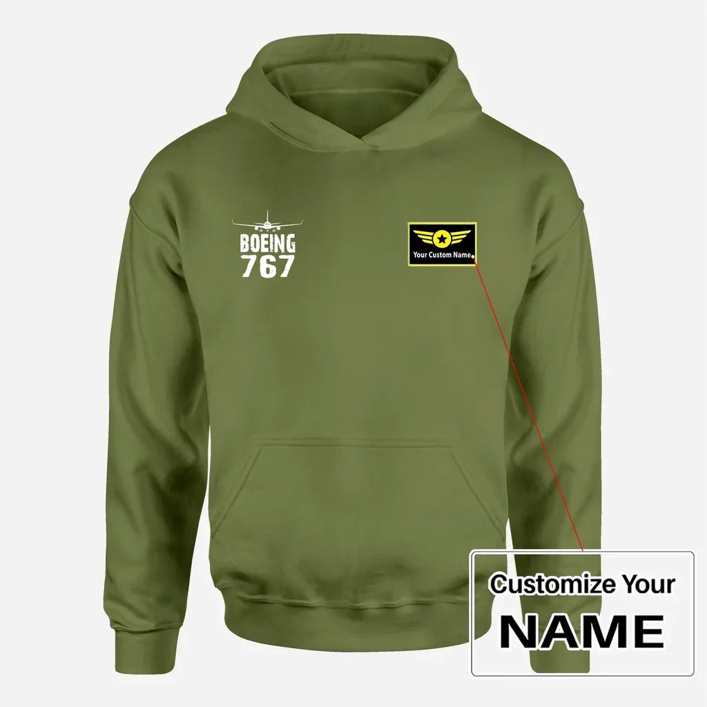 Customisable Boeing 767 Hoodie - view 9