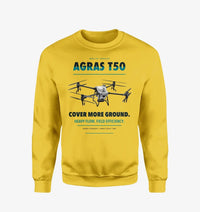 Thumbnail for DJI Agras T50 design on yellow sweatshirt