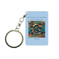 Thumbnail for VINTAGE G4470 - The Apprentice And The Turbine - Designed Key Chain design on lightblue