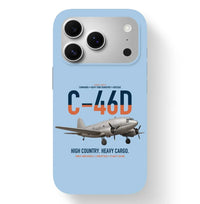 Thumbnail for C-46D Commando design on light blue magsafe iphone case, for iPhone 17 Pro