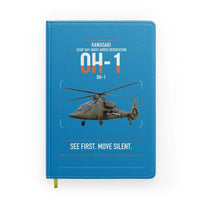 Thumbnail for Kawasaki OH-1 design on turquoise notebook