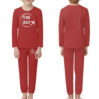 Thumbnail for Plane Crazy children pajamas - Red