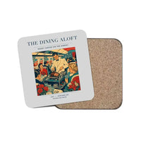 Thumbnail for The Dining Aloft - Designed Coasters design on light gray 1-piece