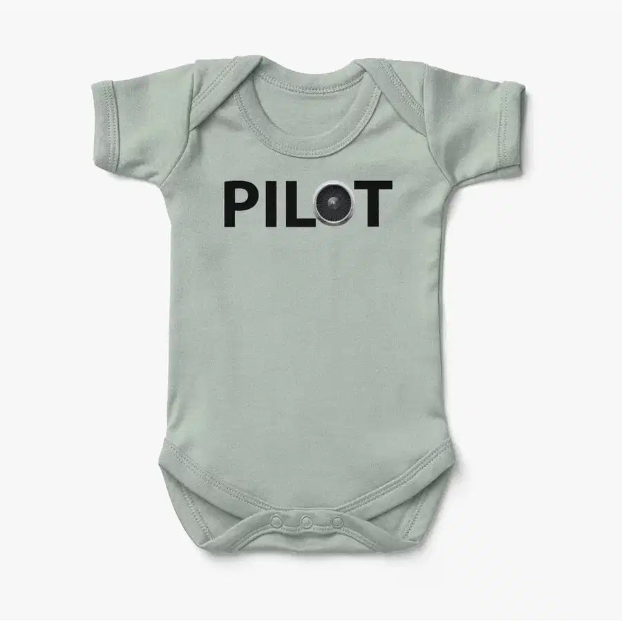Pilot & Jet Engine Baby Bodysuit - view 9