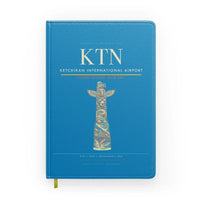 Thumbnail for Ketchikan International Airport (KTN) design on turquoise notebook
