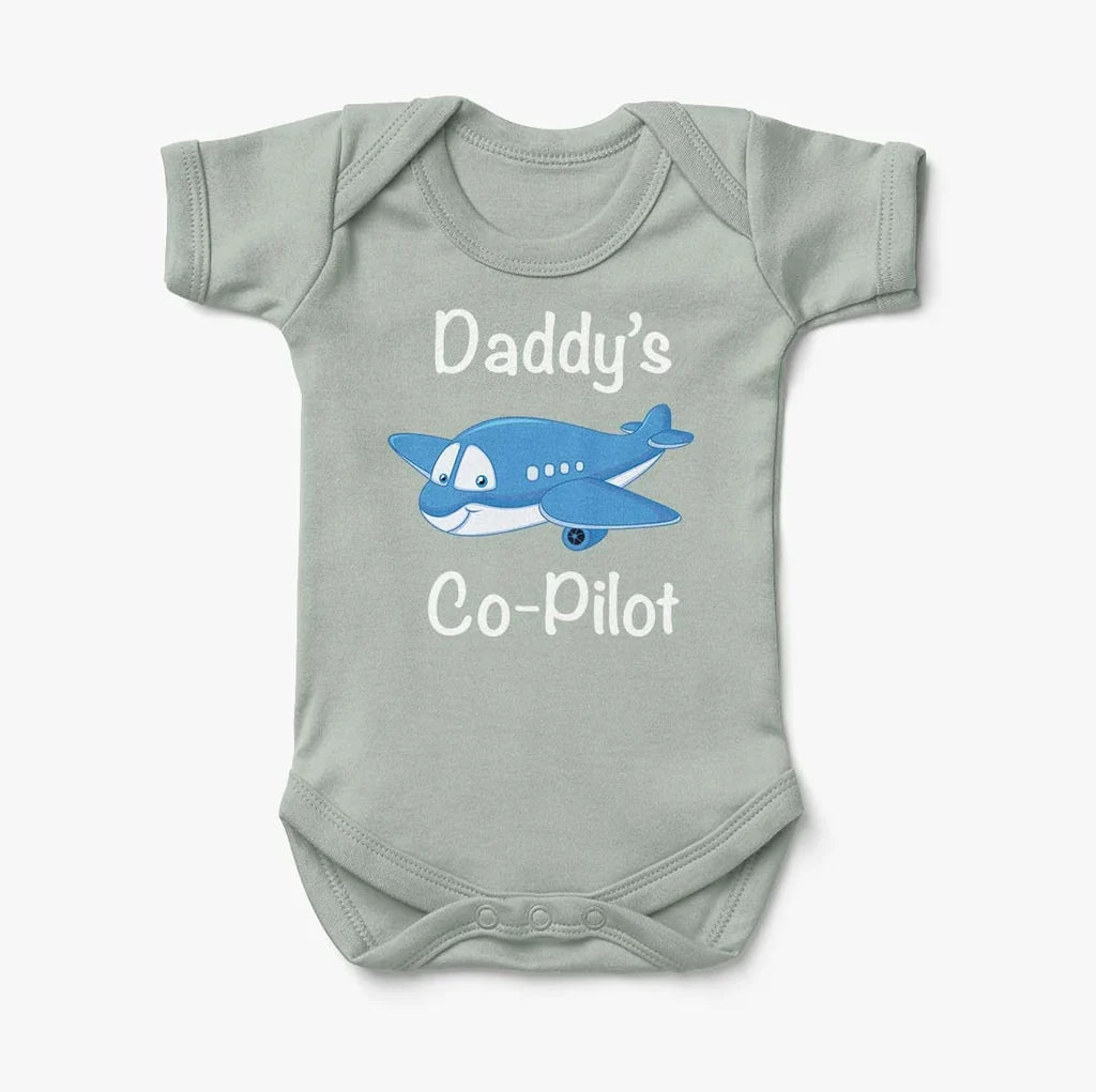 Daddy's Co-Pilot Baby Bodysuit - view 9