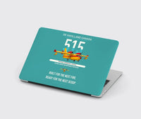 Thumbnail for De Havilland Canadair 515 design on turquoise MacBook case
