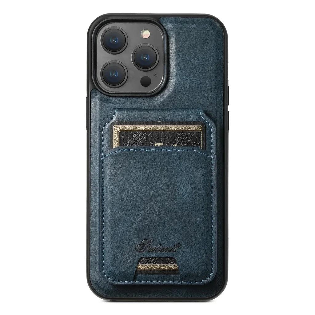 Magnetic Leather iPhone Cases iPhone Case - view 9