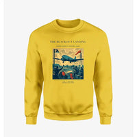 Thumbnail for VINTAGE G4501 - The Blackout Landing - Designed Sweatshirts design on yellow
