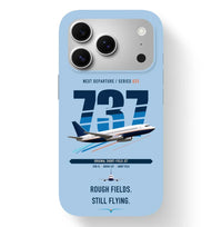 Thumbnail for Boeing 737-200 design on light blue magsafe iphone case