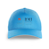 Thumbnail for Central Illinois Regional Airport BMI — Bloomington (BMI) design on light blue printed hat