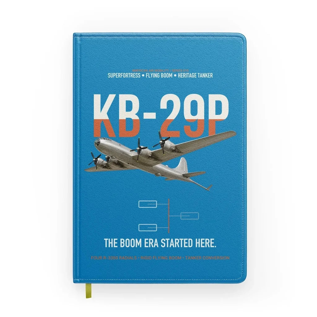 KB-29P SUPERFORTRESS design on turquoise notebook