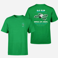 Thumbnail for DJI Flip design on green t shirt