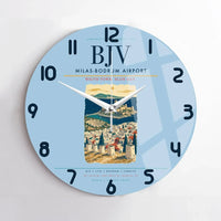 Thumbnail for Milas-Bodrum Airport BJV Wall-Clock No-Frame - Light Blue