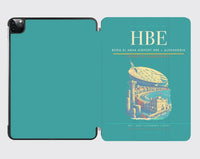 Thumbnail for Borg El Arab Airport (HBE) design on turquoise ipad tablet case