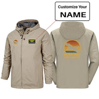 Thumbnail for Pushing The Limits Retro Rain Jacket - view 9