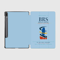 Thumbnail for Bristol Airport (BRS) design on light blue samsung tablet tablet case