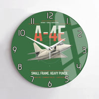 Thumbnail for A-4E Skyhawk design on green no frame wall clock