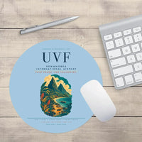 Thumbnail for Hewanorra International Airport (UVF) design on light blue round mouse pad
