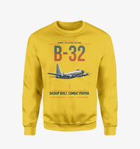 Thumbnail for B-32 Dominator design on yellow sweatshirt