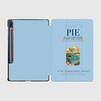 Thumbnail for St. Pete–Clearwater International Airport (PIE) design on light blue samsung tablet tablet case