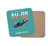 Thumbnail for AV-8B Harrier II design on turquoise 1 piece coaster